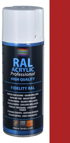 Peinture spray RAL 3000 pr rouge vif 400 ml