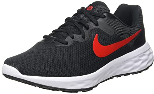 Nike Revolution 6 Straßenlaufschuh für Herren, Black/University Red-Anthracite, DC3728-005, 40 EU (7 US)