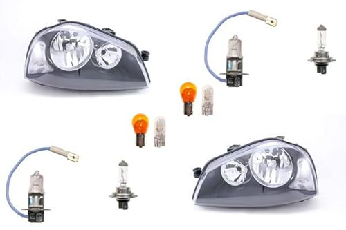Johns, Apto para faros delanteros Seat Arosa 6H 09/00 – 06/04 + juego de faros izquierdo derecho