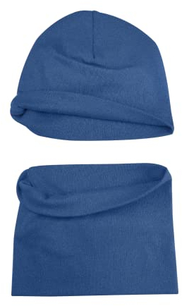 SWAUSWAUK Beanie Mütze Kinder Jungen Baby 0–6 Jahre - Mütze Schal Set Junge für Herbst Winter Frühling