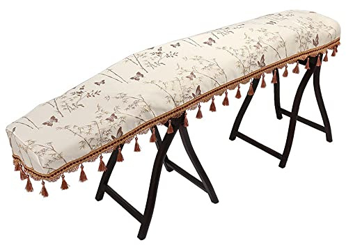 SUNSURE Guzheng Dust Cover Universal Chinese Zither Cover Premium Cloth Art Guzheng Piano Cover Musical Instrument Accessories for Guzheng Guqin Piano Keyboard (Bamboo B)