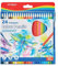 KEYROAD Aquarellstifte Buntstifte mit Pinsel / 24 Stück - 24er Pack/Mischfarben/Erwachsene und Kinder/Farbstifte