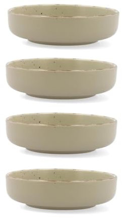 Quid Duna 4 Plato Hondo Cerámico 18,5x5,3cm Loza Apto Microondas Apilable