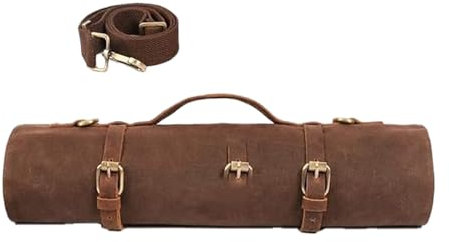 EHRBGK Trousse à couteaux de cuisine, sac à dos multifonctionnel avec manche. Trousse à couteaux avec 11 compartiments. Mallette pour couteaux, cuillères et couteaux de cuisine. Idéal pour le camping