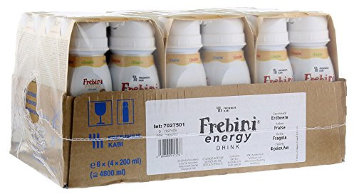 Frebini Energy DRINK Erdbeere, 6X4X200 ml