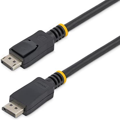 StarTech.com Cavo DisplayPort 1.2 da 5m - Cavo DisplayPort Certificato VESA 4K x 2K Ultra HD - Cavo Video DP/DP per Monitor/Display - Cavo Monitor con Connettori DP a Scatto (DISPL5M)