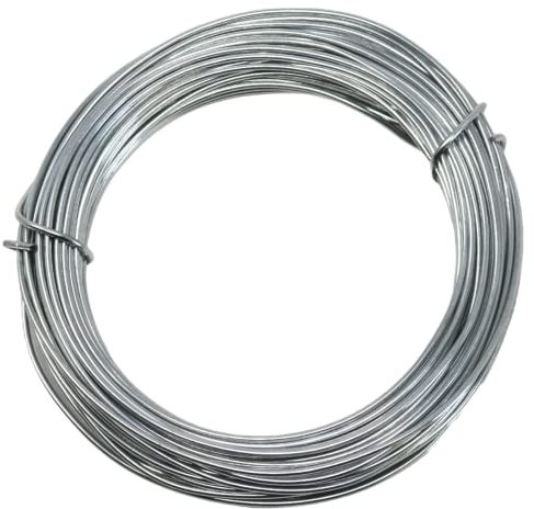fiXte Galvanised Wire Coil Cut to Length Garden Fencing Florist Twist Plant Support 1mm, 1.2mm, 1.6mm and 2mm Thicknesses Available (12.mm x 20m)