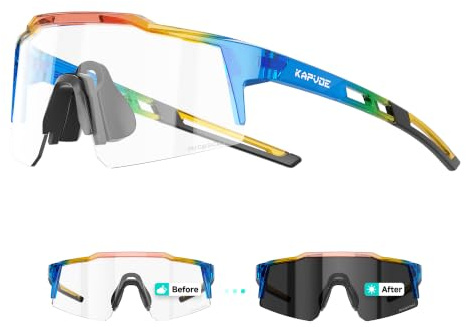KAPVOE Lunettes de sport enfant photochromiques UV400 K9028
