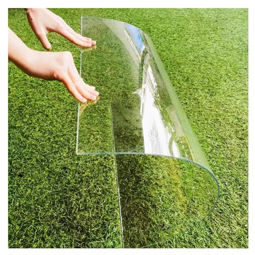 ZHZHXR 1mm Lámina de Policarbonato Flexible for Techos, Panel de Techo de Plástico, Fácil Cortar Placa Duradera de PC for Jardín, Terraza (0.6x1m)