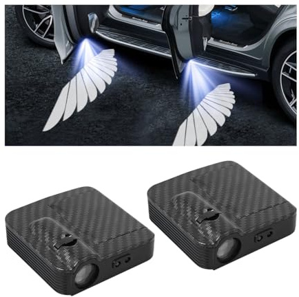 CGEAMDY 2 Pezzi Luce Benvenuto Universal, Luce Benvenuto Proiettore Autos, Auto Logo Luce Portiera LED Autos Benvenuto, Led Porte Auto Luci Ingresso Lampada, Logo Personalizzato Portiera Auto