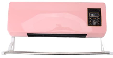 Smart Wall Heater with Intuitive Control Panel, Timer Function and Overheat Guard Device Dual Use Electric Wall Heater Pink Electric Wall Heater for Bedroom Living Room (US Plug