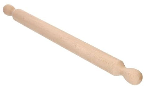 BuyStar Mattarello in Legno 50 cm per Cucina, Antiaderente - Rullo per Pasticceria, Pizzeria, Dolci, Crostate, Pizza, Torte, Biscotti, Frolla e Pasta fatta in Casa - Professionale (1 Pz - 60 cm)