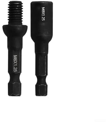 Juego de herramientas para carpintería M6/M8/M10 con destornillador de perno de suspensión y adaptador de inserción roscado (M10)