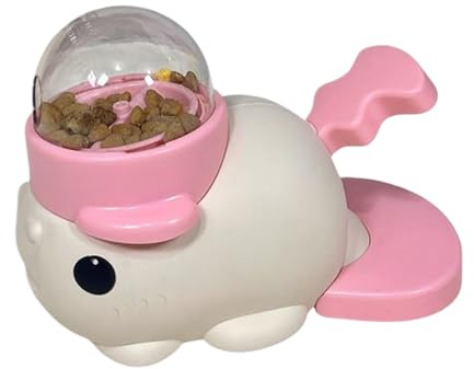 Hundgodisdispenser – gul husdjursmatare, interaktiv ankmat pusselleksak | långsam pusselmatare för hundar, för små och medelstora minskar uppblåsthet anti-kvävning, förbättrar din hunds