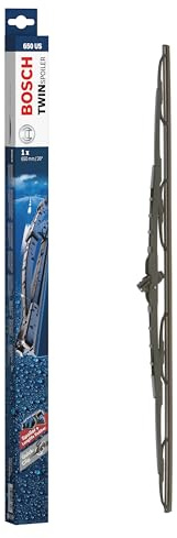 Bosch Scheibenwischer Twin Spoiler 650US, Länge: 650mm – einzelner Scheibenwischer für Frontscheibe