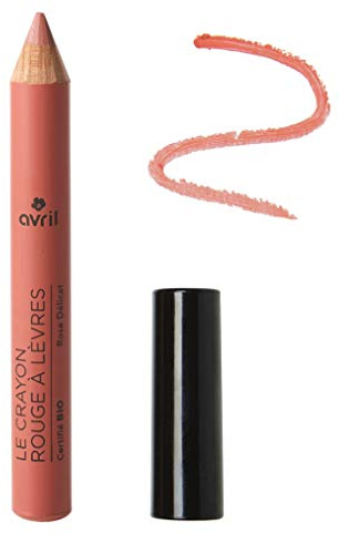 Avril – Le Crayon Rouge à Lèvres – Pintalabios, color rosa delicado, certificado ecológico, 2 g