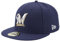 New Era Milwaukee Brewers - 59fifty Basecap - Authentic On Field MLB - Navy - 7 3/4-62cm (XXL)