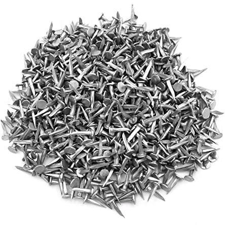 Design61 Finskurna naglar 10 mm 200 g (ca 630 stycken) galvaniserade blå