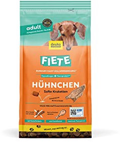 deuka Fiete Soft Adult Hühnchen 1kg | Hochwertiges Nährstoff-Trockenfutter | für seniorige Hunde | hohe Verträglichkeit | getreidefrei | geprüfte Qualität (KIN-Institut) | deutsche Herstellung