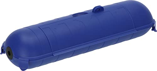 Brennenstuhl Safebox CEE 230V / Schutzbox IP44 für Verlängerungskabel (Schutzkapsel für H07RN-3G2,5 Kabel im Außenbereich, Campingzubehör) blau