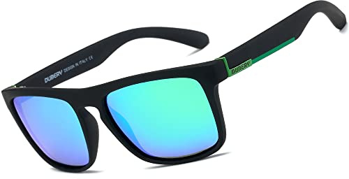 HGDGears Occhiali da sole polarizzati per uomini donne guida ciclismo pesca retrò occhiali da sole protezione UV（Verde）