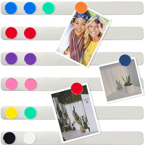 ZDZBLX Pizarra Magnetica para Notas, Pizarra Magnetica Nevera, Pizarra Magnetica Pared, Tablon de Anuncios Tablero Magnetico Autoadhesivas con 10 Imanes para Oficina, Hogar, Pared de Fotos, 6 Piezas