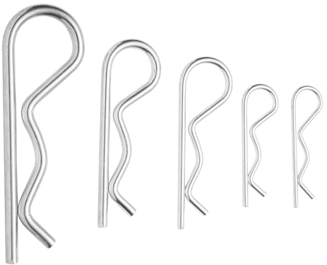 HXJDAM Splinte Federstecker 4x75mm Splint Sicherungssplint Federsplint Sicherungsstift 15 Stück