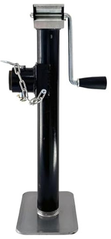 Sollevatore per rimorchio, sollevatore per rimorchio con poggiapiedi, di supporto in acciaio altamente resistenti con una capacità di carico di 1763 libbre | Cric a forbice in acciaio, cric per