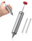 Solder Sucker,150mm Desoldering Pump,Portable Aluminum Housing,Stronger Suction,Efficient Solder Removal,with 2 45mm High Temperature Resistant Silicone Nozzles