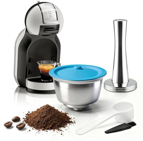 FOVNOT Reusable Coffee Capsule for Dolce Gusto, with 41mm Tamper