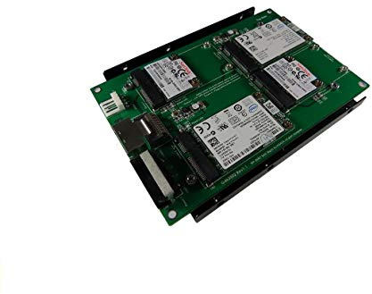 Micro SATA Cables Mini SAS SFF-8087 to 4X mSATA Converter with 3.5 Inch Frame, High-Speed Data Transfer Adapter for Enhanced Performance and Storage Expansion