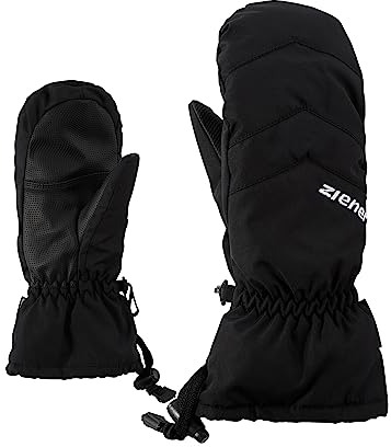 Ziener Kinder LETTERO Ski-Fäustling/Wintersport | wasserdicht atmungsaktiv, black, 3