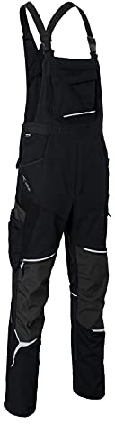 KÜBLER Workwear | KÜBLER BODYFORCE Arbeitslatzhose | Schwarz | Größe 62