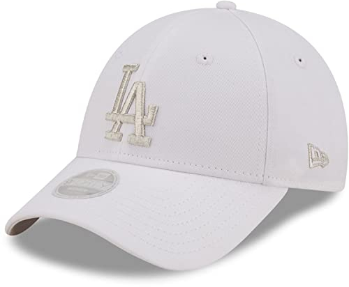 New Era 9Forty Damen Cap - METALLIC Los Angeles Dodgers weiß