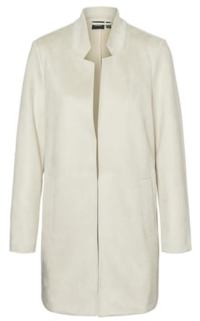 VERO MODA Damen Vmjosefreja Fauxsuede Jacket Boo Jacke, Oatmeal, M