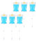 6Pcs 3.5 L automatic watering system,plant watering bags for plants,plant drip irrigation device for indoor and outdoor