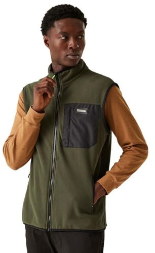 Regatta Chaleco Frankie para hombre, Caqui Oscuro, XXL Grande