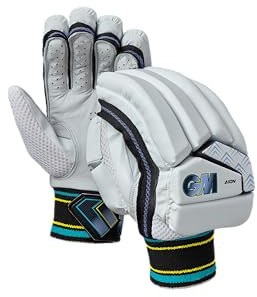 Gunn & Moore GM | Cricket Batting Gloves | Aion | Lightweight Back of Hand Design | Calf Leather Palm | Junior Right Handed | 1 Pair | Approx 325 g per Pair