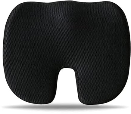 LS Memory Foam Seat Cushion for Office Chair Non-Slip Chair Cushion Pad with Back Support Comfortable Seat Pads for Office Desk Gaming Chair Car Seat