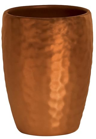 Spirella, Gobelet en céramique au Design élégant, Finition hammeré cuivré, idéal pour la Maison ou Le Bureau, Parfait pour Vos Boissons Chaudes ou Froides - Taille : Standard, Couleur : Cuivré