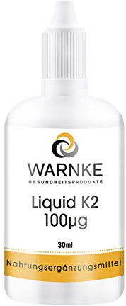 Vitamin K2 Tropfen 100μg - Menachinon MK-7 - all-trans - 30ml | Warnke Vitalstoffe - Deutsche Apothekenqualität