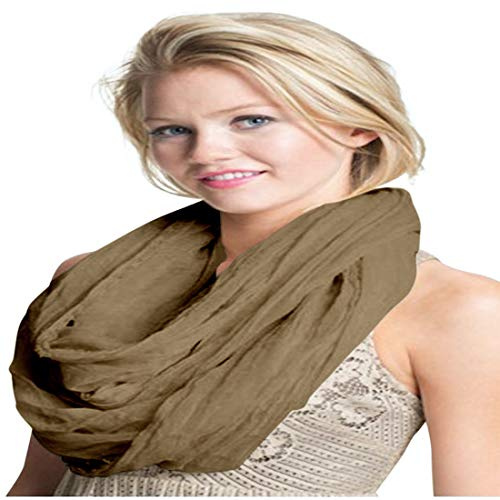 CJ Apparel Mobius Infinity Scarf sekunder snood uggla cirkulär tub rund sjal pashmina ny