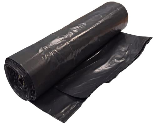 DSTOCK60 - 50 sacs poubelle 50 L - Liens coulissants - 5 rouleaux de 10 sacs