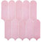 Pink Peel and Stick Backsplash Tile, Removable Renter Friendly Wall Tile, Feather Stick on Tiles for Kitchen Bathroom Laundry (10 Sheets)