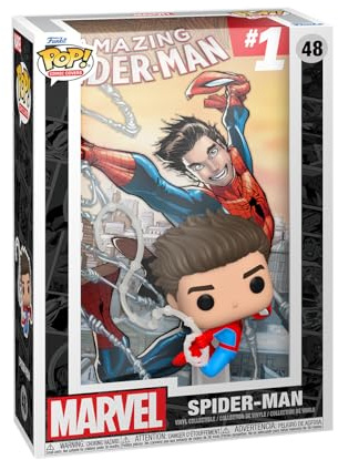 Funko Pop! Comic Cover: Marvel - The Amazing Spider-Man #1 - Figura in Vinile da Collezione - Idea Regalo - Merchandising Ufficiale - Giocattoli per Bambini e Adulti - Marvel Fans