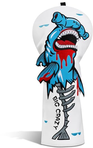 Big Crazy Golf Head Covers, Driver Fairway Woods Hybrid Putter Headcover