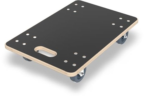 FIVMEN 1 planche à roulettes - 60 x 40 cm - Chariot de transport avec frein - Aide au transport de meubles - Charge maximale : 200 kg