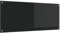 vidaXL Küchenrückwand Schwarz 120x50x0.6 cm Hartglas