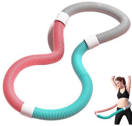 Aro de hula hoop para adultos, círculo de fitness, círculo suave, quema calorías, brújula fitness plegable, aro de hula hoop suave, adecuado para casa, gimnasio, viaje