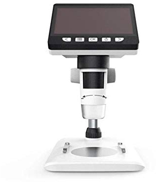 Microscopio elettronico digitale 1000X - display LCD HD da 4,3 pollici, lente d'ingrandimento a LED per riparazione e saldatura, strumento portatile
